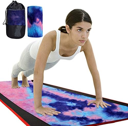 Yoga Towel, Non-Slip Bikram Hot Yoga Towel - Super Absorbent and Soft, Skidless, Ideal for Hot Yoga & Pilates