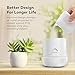 TaoTronics Essential Oil Diffuser, Aroma Diffusers with Touch Controls, Compact and Portable Design (Large 300ml Capacity, 6H Timer, Diffusers for Essential Oils, Waterless Shut-Off, 7 Colors LED)