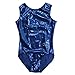 Annie Sleeveless Elsa Metallic Lycra Spandex Gymnastics Leotard