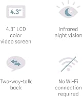 Angelcare AC25-1 Movement Monitor Video Sound No Wifi Medically Certified view 7