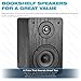 Mediabridge MS-BP1B Bookshelf Speakers Pair with 4