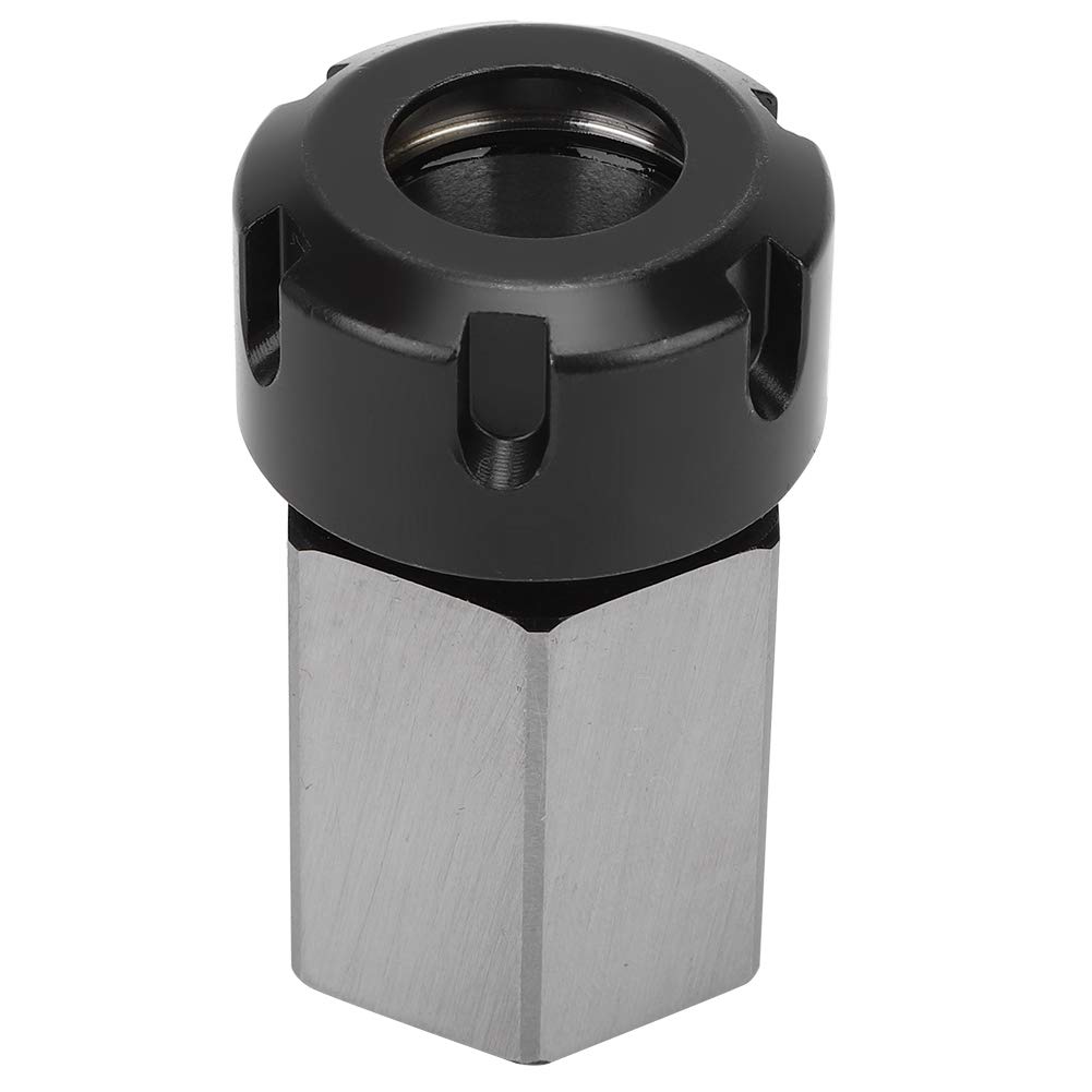 ER25 ER32 ER40 Collet Chunk, Hex Collet Chuck Block, Carbon Steel CNC Lathe Tool Holder Lathe Turning Tool Collet Block, Collet Block Set, for Quick Clamping on CNC Machines (ER25)