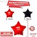 KatchOn, 2023 Balloons Red and Black Set - 40 Inch, Pack of 21 | Red and Black Balloons 2023 for Red and Black Graduation Decorations 2023 | Red Graduation Balloons, Prom Decorations for Party 2023…