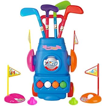 Meland Kids Golf Club Set - Toddler Golf Ball Game Play Set Sports Toys Gift for Boys Girls 2 3 4 5 6 Year Old