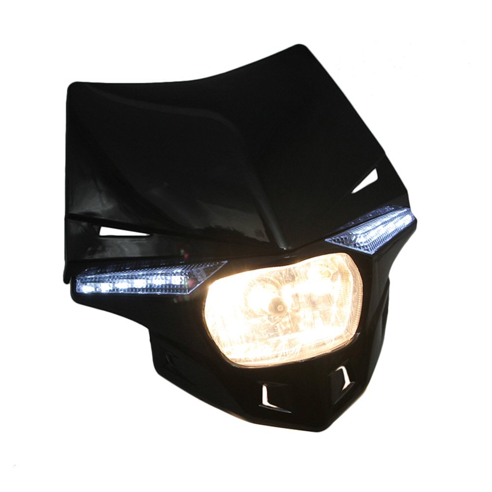 JFG RACING S2 12V 35W Universal Motorcycle Headlight Head