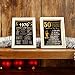 2PCS 50th Birthday Decorations or Wedding Anniversary Poster Birthday Gifts Party Decorations Supplies Women Men Souvenir Cardstock 8x10 Back-in-1970 Sign [Unframed]