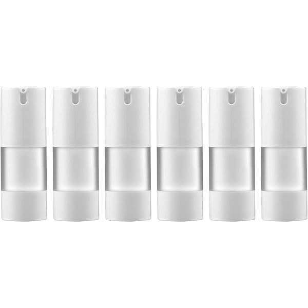 4 Luftlose Vakuumpumpen – 10 Ml, 15 Ml, 20 Ml, 30 Ml Für Kosmetik & Reisen