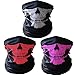 GAMPRO 3 Pcs Breathable Seamless Tube Skull Face Mask, Dust-proof Windproof Motorcycle Bicycle Bike Face Mask for Cycling, Hiking, Camping, Climbing, Fishing, Hunting, Motorcycling (1 SET)