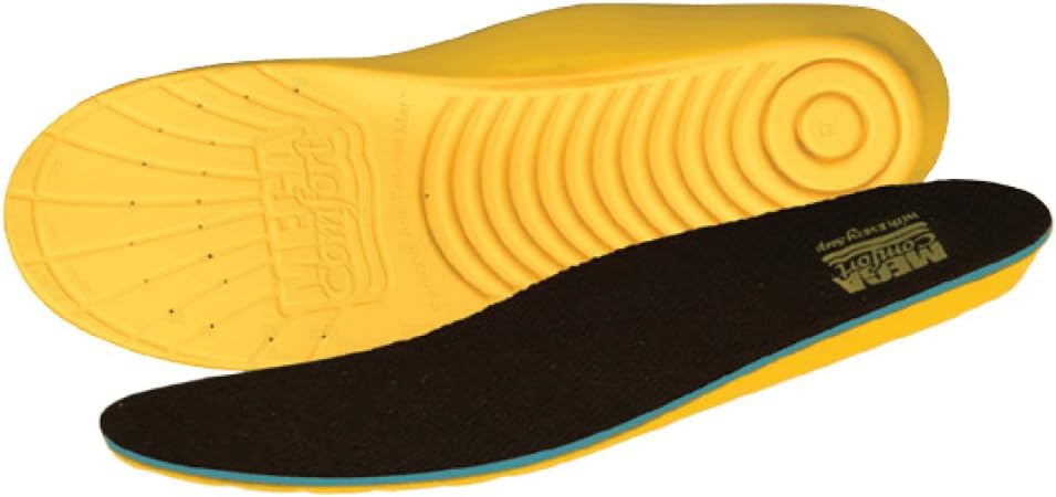 MEGAComfort Personal Anti-Fatigue Mat Insole with Dual Layer 100% Memory Foam for Enhanced Comfort and Shock Absorption, Men's Size 6-7, Woman's Size 8-9