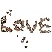 Shaped Rustic Wooden Love Heart Crafts Wedding Table Scatter Decoration (100pcs)