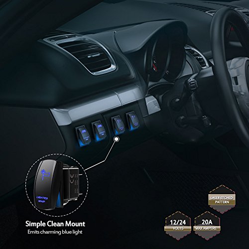 4 MICTUNING+MIC+LSW1+Lighted+Rocker+Switch