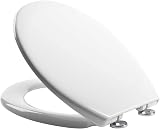 MASS DYNAMIC Soft-Close Toilet Seat Premium Urea Formaldehyde White