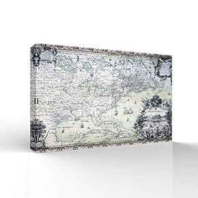 World Maps Pictures Home Wall for Bedroom Living...