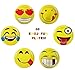 60 Emoji Party Paper Plates 7 Inch Emoji Fun Party Supplies and Party Favors. Pack of 60 Yellow Emoji Themed Smile Faced Dessert Plates.