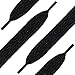 Shoe String King Black Shoelaces (Fat)