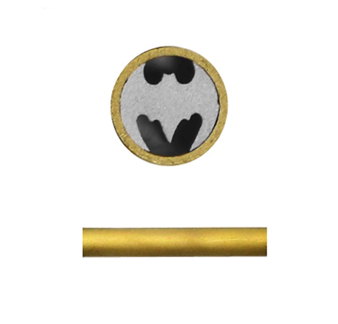 Mosaic Rivets for Knife Handle,Mosaic Screw Nail,Diameter 8mm Hunting Knives Fastener pins,Length 4.5cm (bat)