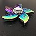 Fidget Spinner Rainbow Flower Bauhinia, Finger Gyro Floral Star, Metal Hand Spinning Toy EDC, ADD, ADHD, Anxiety, Focus, Stress Reducer and Time Killer, Great Gift, Perfect for Girl (Multi-Color)