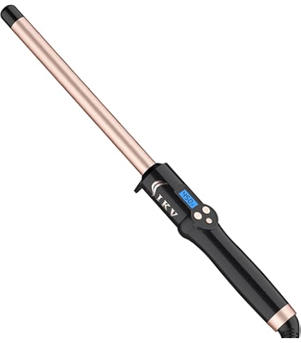 LOVANI Curling Iron Brush,Hot Hair Curling Wand With 1 Inch Ceramic Ionic Barrel,Dual Voltage