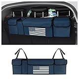 Trunk Organizer for Car,Unique US Flag Backseat Car