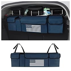 Trunk Organizer for Car,Unique US Flag Backseat Car