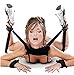 Fetish Bondage Restraints Straps Kits - Adjustable Hand & Ankle Cuffs With Soft Pillow For Female,Male and Couple Black