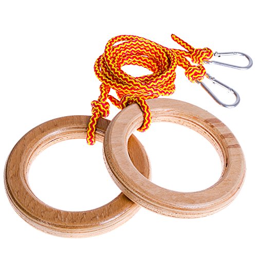 EVAS Kids gym rings Gymnastics equipment for home for kids and