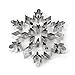 1PC Large Christmas Snowflake Cookie Cutter Mold 3D Stainless Steel Pastry Biscuit Fondant Cake Baking Mold For Kitchen