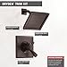 Delta Faucet Dryden 17 Series Dual-Function Shower Trim Kit with Single-Spray Touch-Clean Shower Head, Venetian Bronze T17251-RB (Valve Not Included)