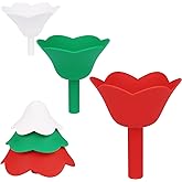 Silicone Flower Funnel Set of 3 – Collapsible Flexible Kitchen Funnels for Oil, Liquid Transfer & Bottle Refilling
