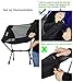 MARCHWAY Ultralight Folding Camping Chair with Large Feet, Portable Compact for Outdoor Camp, Travel, Beach, Picnic, Festival, Hiking, Lightweight Backpacking (Black-New)thumb 4