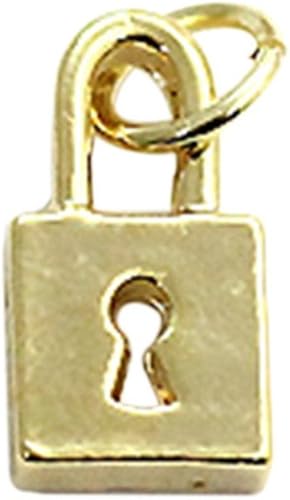 Amazon Co Jp アクセサリー パーツ 南京錠モチーフミニサイズチャーム ボディピアス 18g 16g 14g 1個売 種類 ゴールド ジュエリー