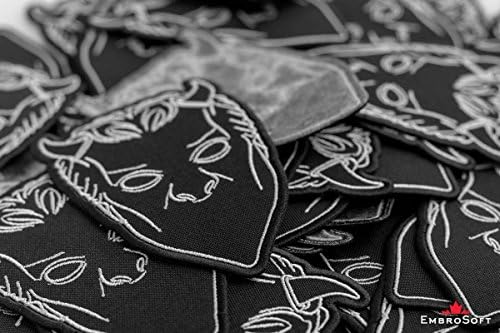 Máscara negra sin nombre Ghouls Ghost BC Heavy Metal Doom Hard Rock Band  parche bordado para planchar Adornos y ornamentos Hogar y cocina  futakuchi-hakata.com