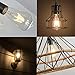 ASOKO LED Dimmable Vintage Edison Led Bulbs 6W Antique Style Edison Light Bulbs, 2700K Warm White, Squarrel Cage Filament Vintage Light Bulb,ST64, E26 Base