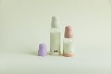 BIBS Boheme Glass Baby Bottle 120 ml Natural Rubber Teat Blush view 6