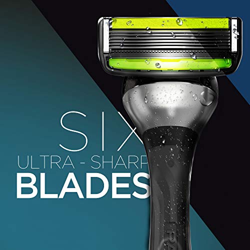 Dorco Pace 6 Pro - Six Blade Razor System with Trimmer - 12 Pack Refill ...