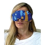 Eye Mask - Lavender Eye Pillow - Natural Relaxation - Insomnia Relief (Deep Blue Sunset)