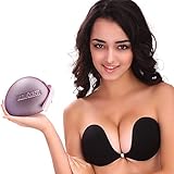 Komene Women's Ultralite Backless Strapless Bra 2016 New Black D
