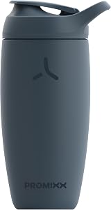 Promixx Pursuit Shaker Bottle Insulated Stainless Steel 550ml Midnight Blue
