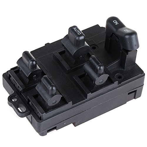 Fits 1994-1997 Honda Accord Power Window Switch Front Left Driver Side Master Control Switch Automotive Replacement Parts 35750-SV1-A0 35750-SV1-A02 83570-SV4-800ZB