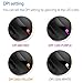 1byone Ergonomic Mouse, USB Wired Optical Mouse with Adjustable DPI and LED lights, 6 Buttons, Black