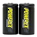 Powerex Low Self-Discharge Precharged C Rechargeable NiMH Batteries - 1.2V, 5000mAh, 2-Pack (MHRCP2)