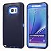 Galaxy Note 5 Case Defender,Harsel Belt-Clip Armor Shock Absorbing Heavy Duty Impact Resistant Full-Body Protective Cover Case w/Clear Screen Protector & Holster for Samsung Galaxy Note 5 (Navy)