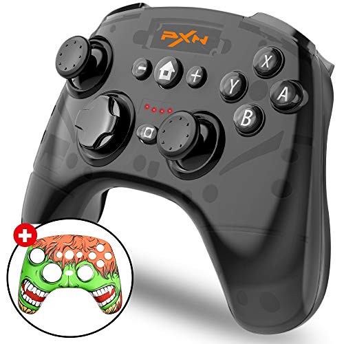 BEBONCOOL Wireless Pro Controller for Nintendo Switch, PXN Pro Remote Controller Gamepads with Adjustable Shock Function