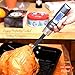 TOP RATED Meat Thermometer by DigiHandy, Stainless Digital Meat Thermometer with 6 COOK MODES, Long Probes, Instant Read, LCD Screen, Anti-Corrosion, Best for Cooking, Roasting, Grill, BBQ and Baking