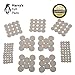 Felt Furniture Pads (152 Piece) Self-Stick Value Variety Pack, Heavy Duty, Eco-Friendly, Oatmeal (Oatmeal)