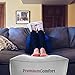 PremiumComfort Foot Rest Travel Pillow - Perfect Airplane Footrest and Kids Travel Pillow - Inflatable & Easy to Store and Carry - 100% Leakproof Design - Ideal Travel Pillow for Airplanes