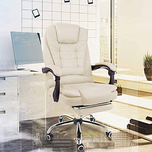 Halter Reclining Leather Office Chair Modern Executive Adjustable Rolling Swivel Chair