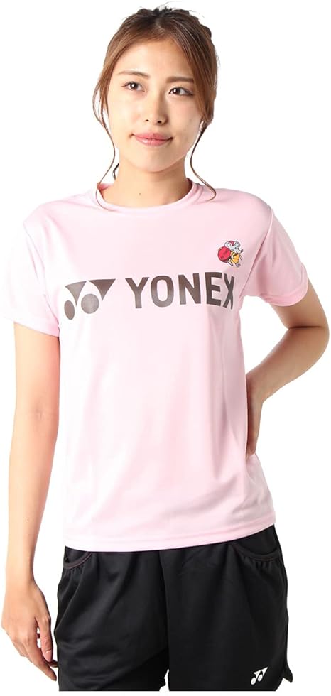 Amazon ヨネックス Yonex テニスウェア レディス ドライtシャツ y 605 スイートピンク Yonex ヨネックス スポーツ アウトドア