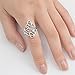 CHOOSE YOUR COLOR Sterling Silver Fashion Bead Ring