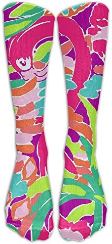 Ytfsf Lilly Pulitzer Cyber Monday Unisex 100% Brand New Comfortable All The Year Round Knee High Socks Knee Length Socks Tube Socks